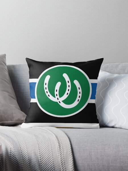 Pony LGBT Pride Flag Throw Pillow
