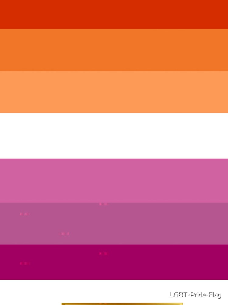 Thumbnail 4 of 4, iPhone Case, Lesbian LGBT Pride Flag designed and sold by LGBT-Pride-Flag.