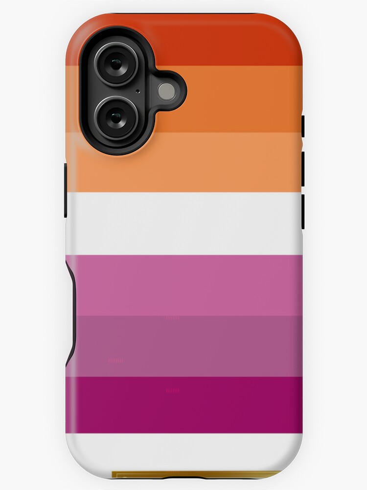 Thumbnail 1 of 4, iPhone Case, Lesbian LGBT Pride Flag designed and sold by LGBT-Pride-Flag.