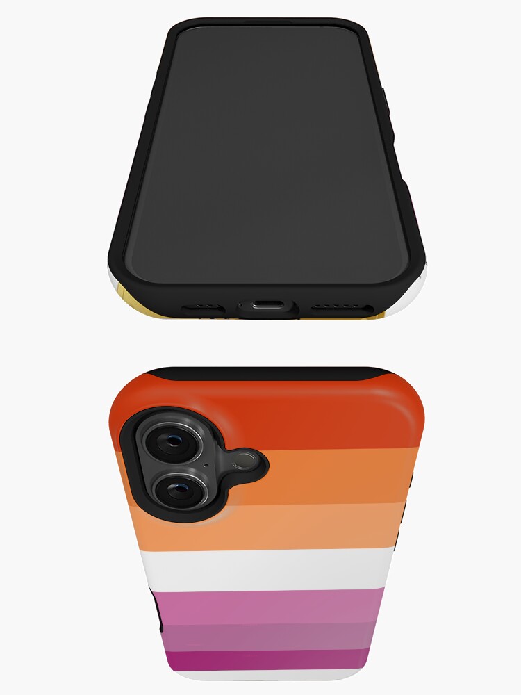 Thumbnail 3 of 4, iPhone Case, Lesbian LGBT Pride Flag designed and sold by LGBT-Pride-Flag.