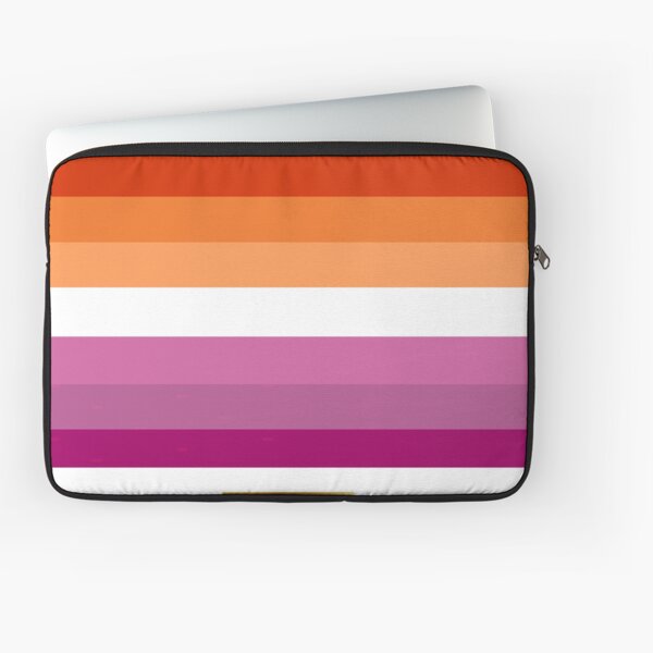 Lesbian LGBT Pride Flag Laptop Sleeve