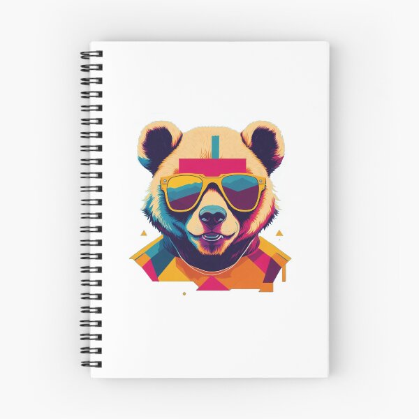 Item preview, Shades of Awesomeness: A Stylish Bear Illustration designed and sold by hudaG.