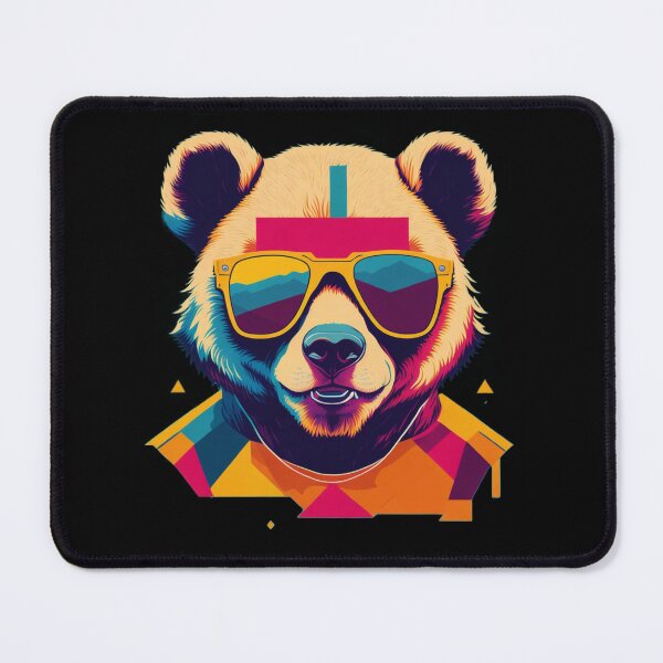 Item preview, Shades of Awesomeness: A Stylish Bear Illustration designed and sold by hudaG.
