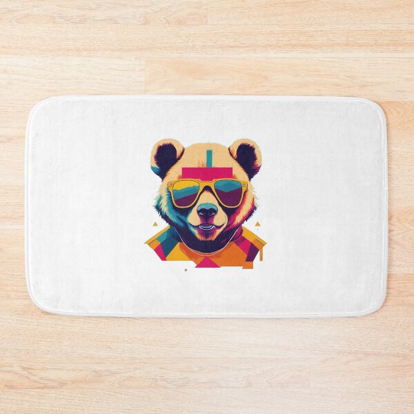 Item preview, Shades of Awesomeness: A Stylish Bear Illustration designed and sold by hudaG.