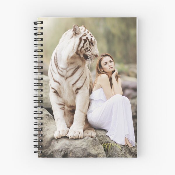Item preview, Girl and Tiger designed and sold by friendlychimp.