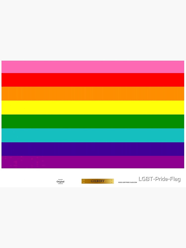 Thumbnail 3 of 3, Journal, Original Gilbert LGBT Pride Flag designed and sold by LGBT-Pride-Flag.
