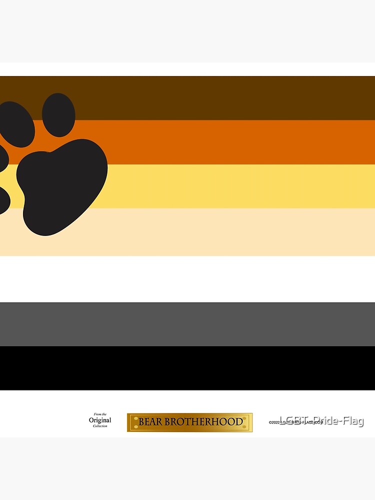 Thumbnail 4 of 4, Pillow, Bear Brotherhood LGBT Pride Flag designed and sold by LGBT-Pride-Flag.