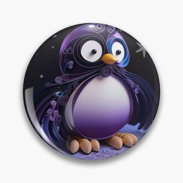 Item preview, Birthday cake with penguin and snowflakes on a black background designed and sold by aiphotosart.