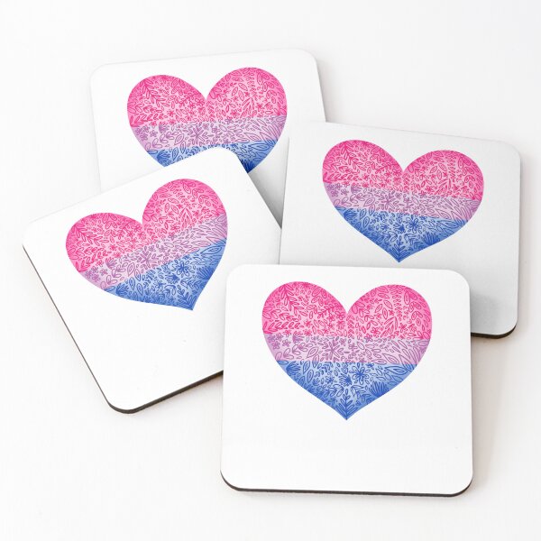 Item preview, Bisexual Pride Heart designed and sold by rentsukidesigns.