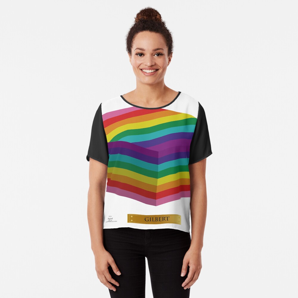 Item preview, Chiffon Top designed and sold by LGBT-Pride-Flag.