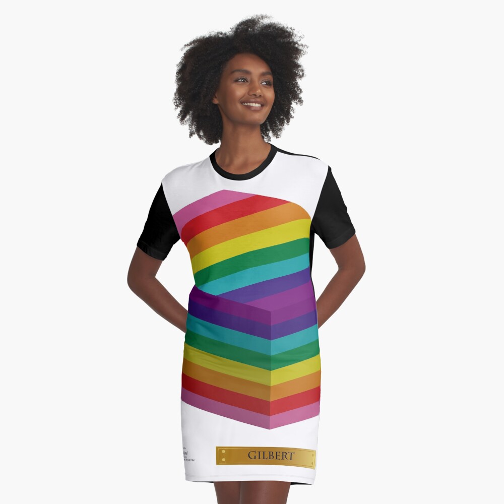 Item preview, Graphic T-Shirt Dress designed and sold by LGBT-Pride-Flag.