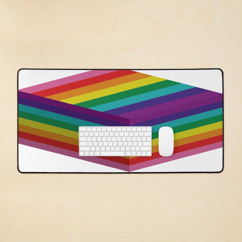 Item preview, Desk Mat designed and sold by LGBT-Pride-Flag.