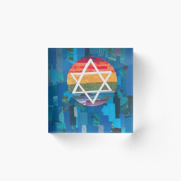 Jewish Pride Acrylic Block