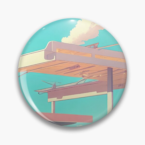 Item preview, gas station designed and sold by fleurdesignart.
