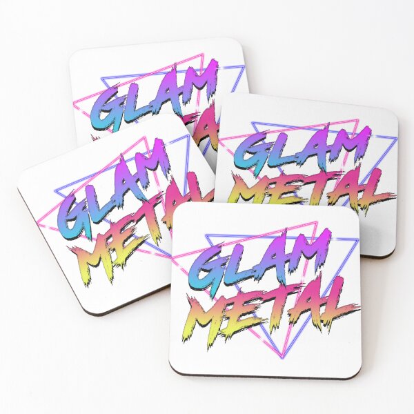 Item preview, 80s Synthwave New Wave Glam Rock Heavy Metal Logo Retro designed and sold by ToxicTigerStore.