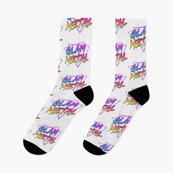 Item preview, 80s Synthwave New Wave Glam Rock Heavy Metal Logo Retro designed and sold by ToxicTigerStore.