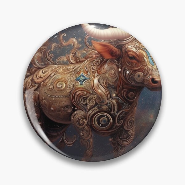 Item preview, Ornate celestial Taurus  designed and sold by InkscapeArt.