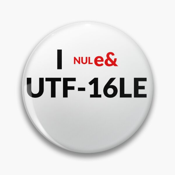 Item preview, I Love UTF-16LE designed and sold by statico.