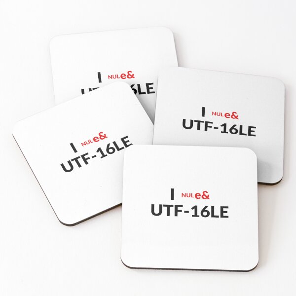 Item preview, I Love UTF-16LE designed and sold by statico.