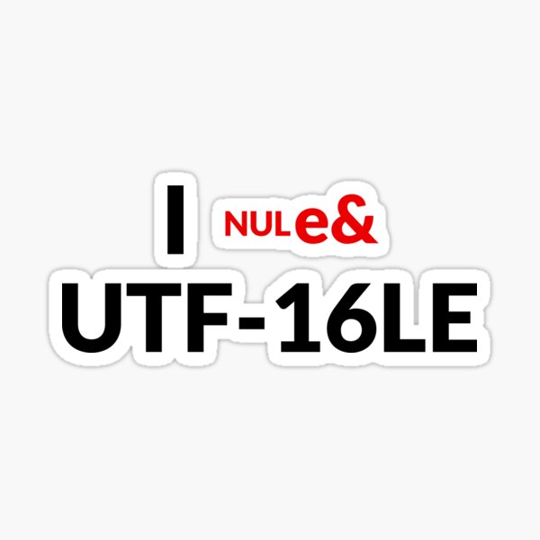 Item preview, J'aime UTF-16LE designed and sold by statico.