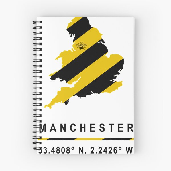 Item preview, Manchester GPS Bee Map designed and sold by ThaliaCastle.
