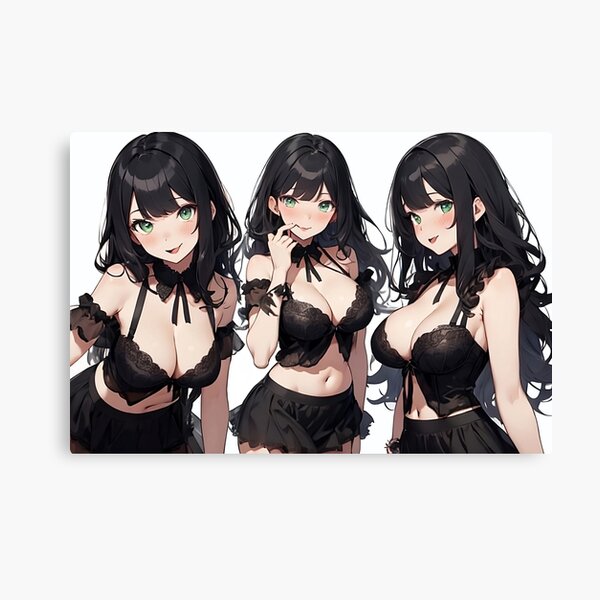 Goth Anime Girls Canvas Prints for Sale