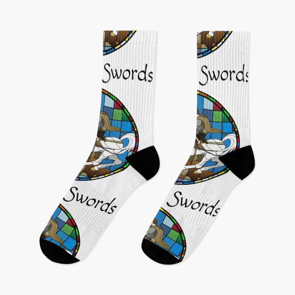 Item preview, Minor Arcana Knight of Swords - Stained Glass Design for T-shirt, stickers and other accessories designed and sold by Pixel Waite.
