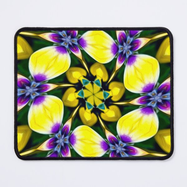 Item preview, Yellow and Purple Daisy Pattern designed and sold by Patternflower.