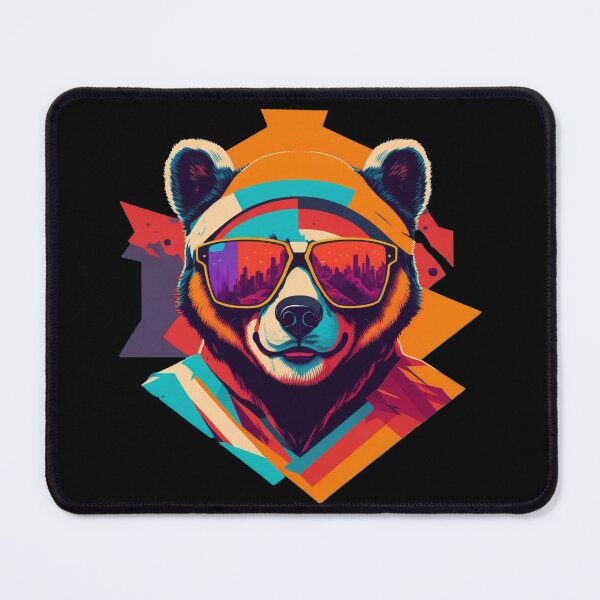 Item preview, Sunny Vibes: A Cool Bear Rocking Sunglasses designed and sold by hudaG.