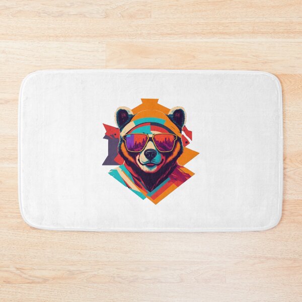 Item preview, Sunny Vibes: A Cool Bear Rocking Sunglasses designed and sold by hudaG.