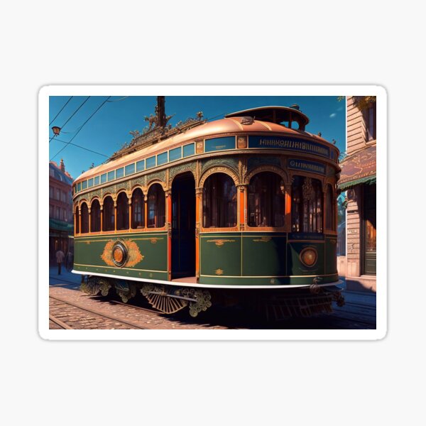 Aperçu de l'œuvre Vieux tramway créée et vendue par M-Y-A-R-T-.