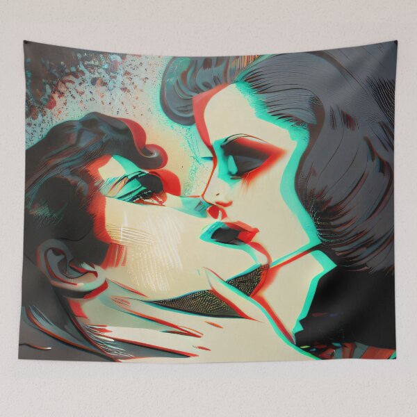 Item preview, A retro 3D zombie style romance comics  designed and sold by CiceroSpin.