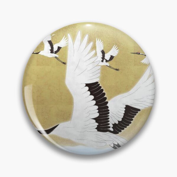 Item preview, Red Crowned Cranes - Japanese Painting - Bird Wildlife  designed and sold by jamesgibbon.
