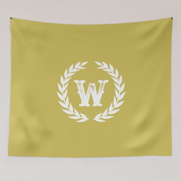 Item preview, Mustard Yellow Monogram: Letter W designed and sold by Jared Davies.