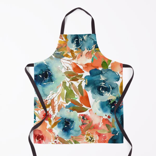 Item preview, Faux Watercolor Blue and Red Tulips designed and sold by WOW TeesAndThings.