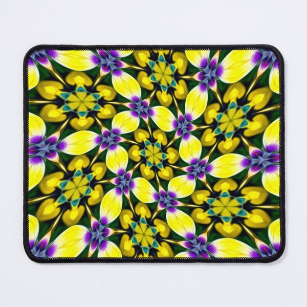 Item preview, Yellow and Purple Daisy Pattern designed and sold by Patternflower.