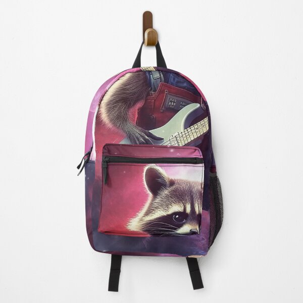 Item preview, Little Racoon Playing Bass At The Galaxy designed and sold by kailenbetterson.