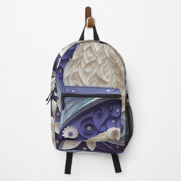 Artikelvorschau, Greeting card with white bear on a blue background with flowers entworfen und verkauft von aiphotosart.