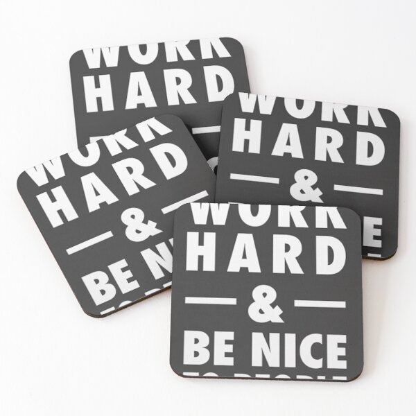 Item preview, Work Hard & Be Nice To People designed and sold by moorerosae.