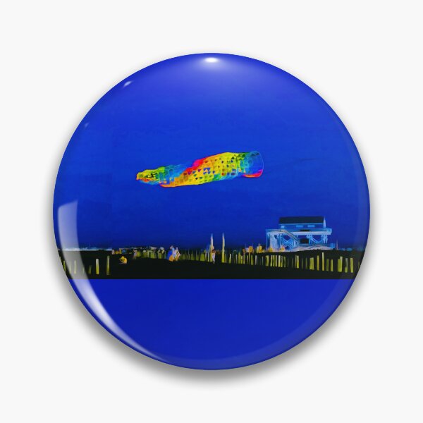 Item preview, Fluorescent Pride Kite Beach designed and sold by asanaworld.