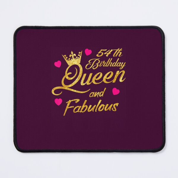 Item preview, 54th Birthday Squad Queen and Fabulous B-Day 	 	 	 	 designed and sold by jgzpmvitg44.