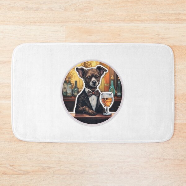 Item preview, Bartender Dog designed and sold by CrittersHub.