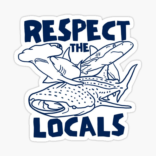 Item preview, RESPECT THE LOCALS designed and sold by roofrias.