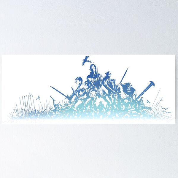 Item preview, Final Fantasy 11 Logo designed and sold by craftyartsdigi.