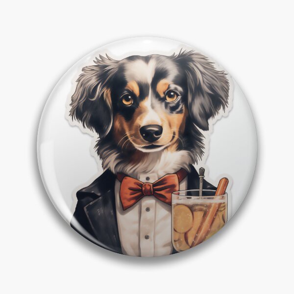 Item preview, Bartender Dog designed and sold by CrittersHub.