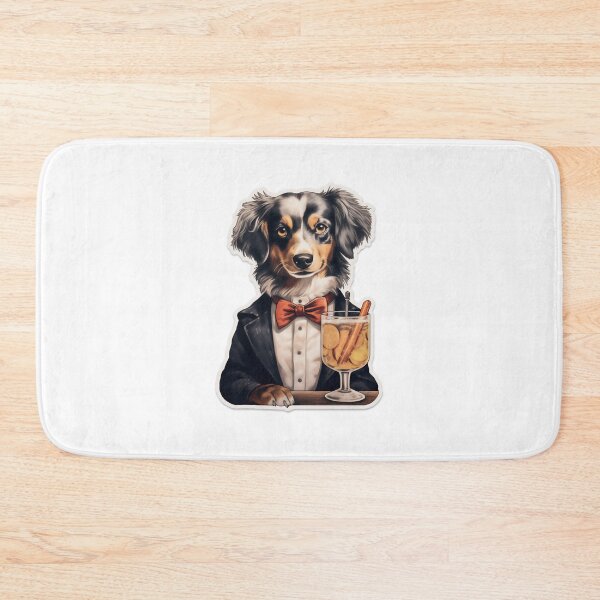 Item preview, Bartender Dog designed and sold by CrittersHub.