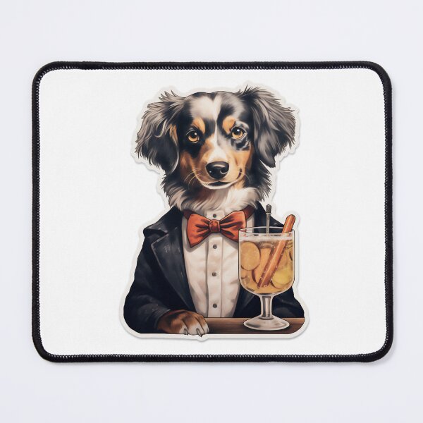 Item preview, Bartender Dog designed and sold by CrittersHub.