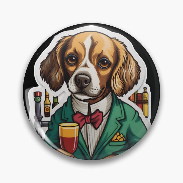 Item preview, Bartender Dog designed and sold by CrittersHub.