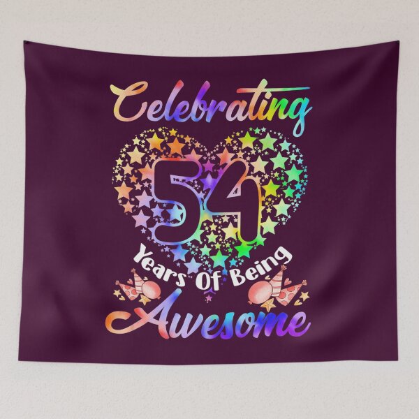 Item preview, 54th Birthday Tie Dye 54 Years old Birthday Awesome Lover 	 	 designed and sold by jgzpmvitg44.