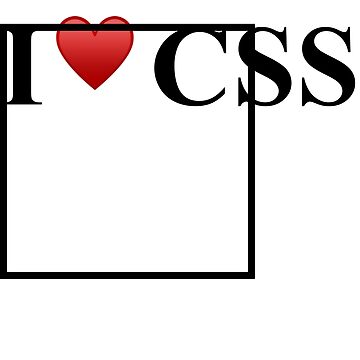 Aperçu de l'œuvre J'aime CSS (édition de réinitialisation CSS) de statico